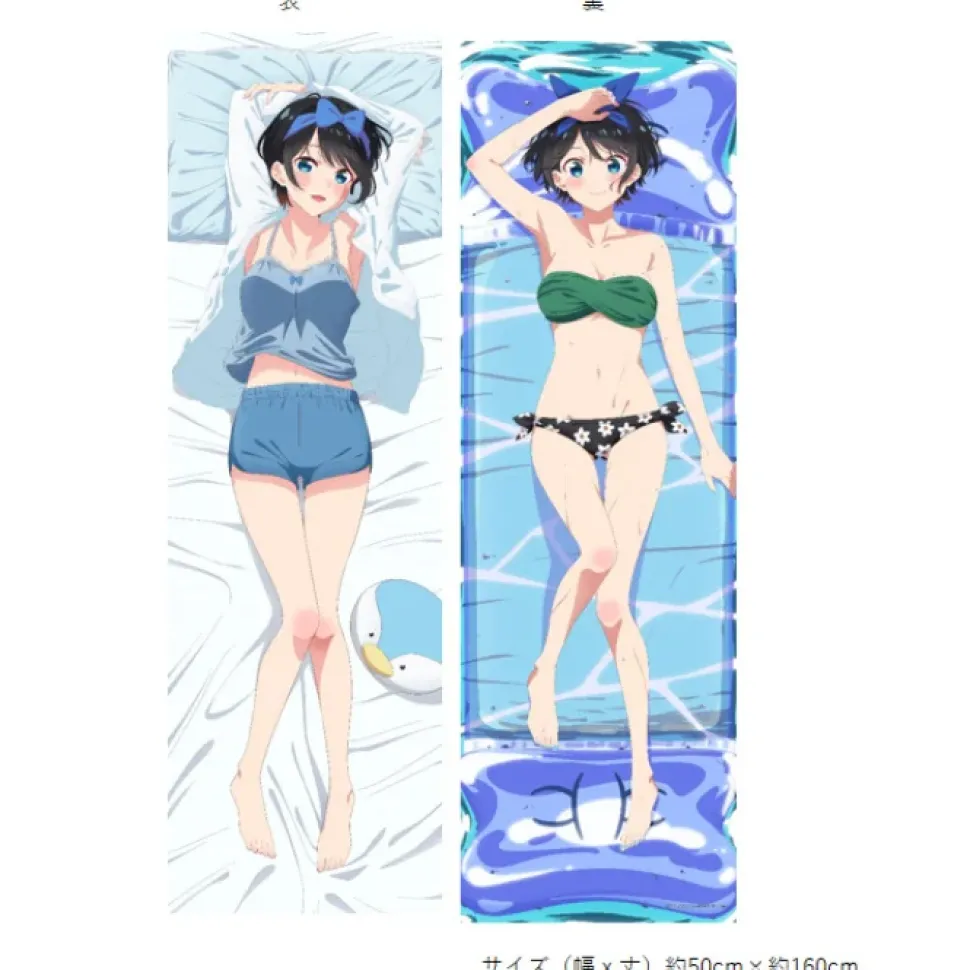 Rent-A-Girlfriend 2nd Season Dakimakura Pillow Cover Ruka Sarashina (Re-run)