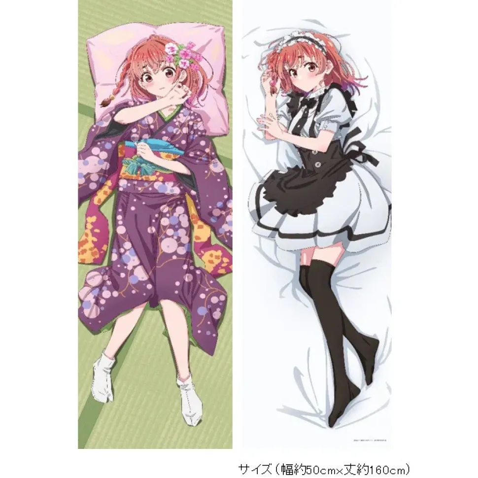 Rent-A-Girlfriend Season 3 Dakimakura Pillow Cover Sumi Sakurasawa: Kimono & Maid Ver.