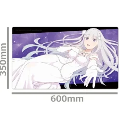 Re:Zero -Starting Life in Another World- Character Rubber Mat Emilia: Wedding Dress Ver.