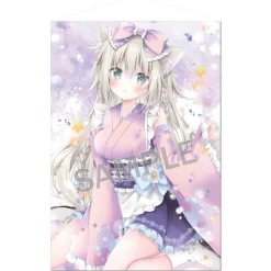 Riko Korie Illustration B1 Tapestry Maron-chan: Japanese Style Maid Extra Edition
