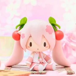 Sakura Miku Fuwapuchi Deformed Figure