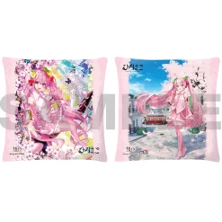 Sakura Miku x Hirohako Hakodate Square Cushion