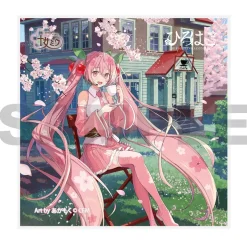 Sakura Miku x Hirohako Hirosaki Hand Towel