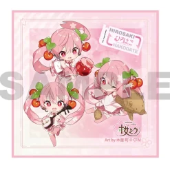 Sakura Miku x Hirohako Hirosaki Hand Towel