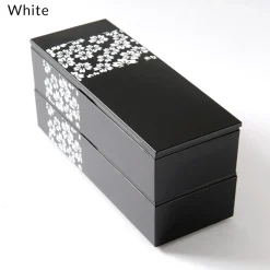 Sakurako Slim Square 2-Tier Bento Box