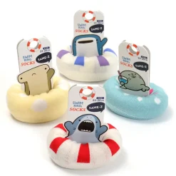Same-Z Swim Ring Shark Socks