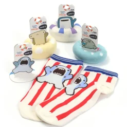 Same-Z Swim Ring Shark Socks