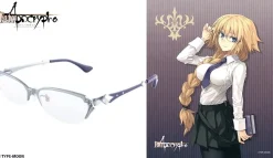 [Set of Both w/ Bonus] Fate/Apocrypha Ruler (Jeanne d'Arc) Model Glasses (Clear Lenses) & Saber of "Red" (Mordred) Model Glasses (Clear Lenses)