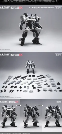 Shadow Troops EX Series EX03 Cyanmist & EX04 Shadowrabbit Plastic Model Kit