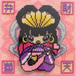 Shibuya Pixel Art Artists Works Nanoblock Relief Econeko