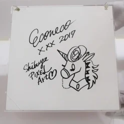 Shibuya Pixel Art Artists Works Nanoblock Relief Econeko