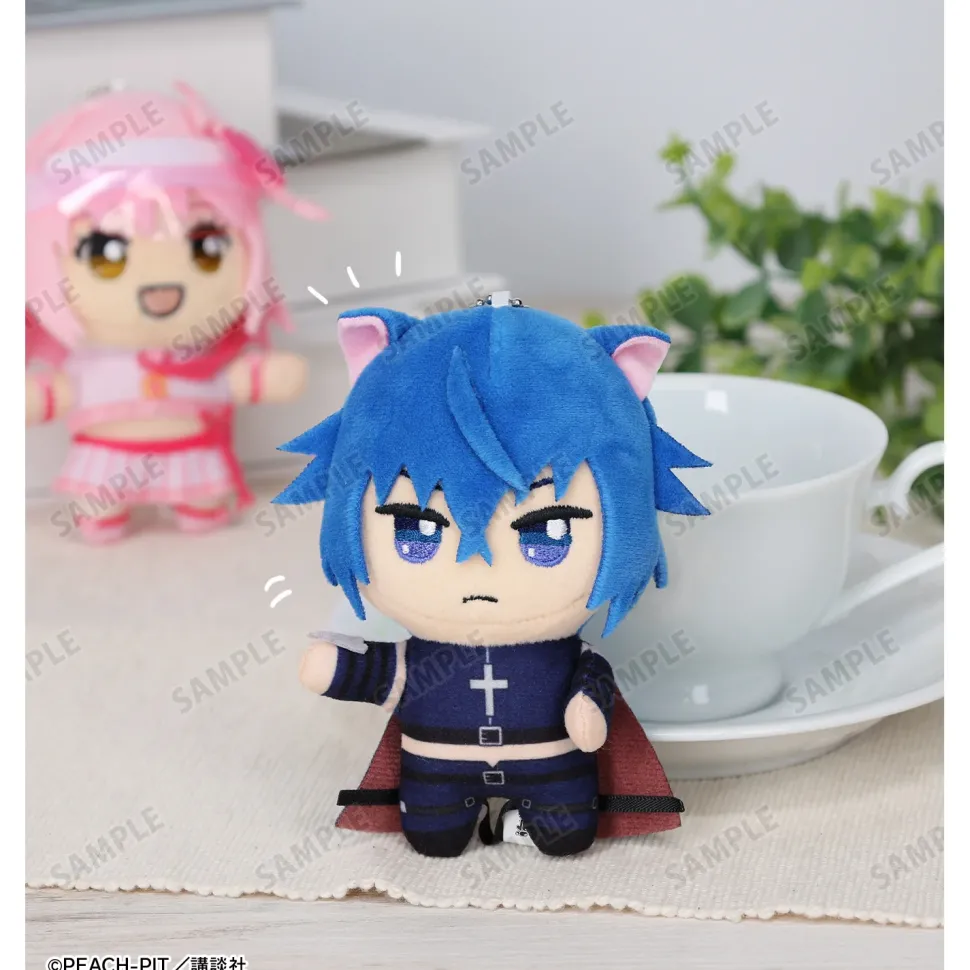 Shugo Chara! Chokonto! Plushie Mascot Amulet Heart & Black Lynx Set