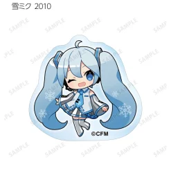 Snow Miku 2024 Art by Binchou Maguro Trading Acrylic Sticker Box Set
