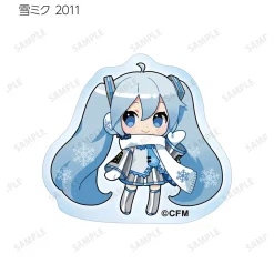 Snow Miku 2024 Art by Binchou Maguro Trading Acrylic Sticker Box Set