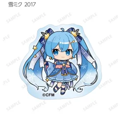 Snow Miku 2024 Art by Binchou Maguro Trading Acrylic Sticker Box Set