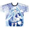 Snow Miku x Hirohako Full Graphic T-Shirt (Art by KEI)