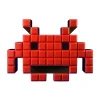 SoftB Space Invaders Crab Non-Scale Figure