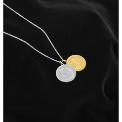Spice and Wolf Jyuu Ayakura Illustration Coin Necklace