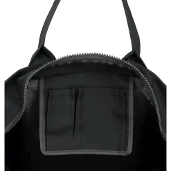 Spice and Wolf Line Art Big Zipper Tote Bag