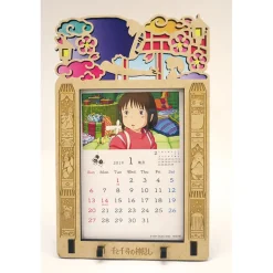 Spirited Away 2019 Stained Frame Calendar