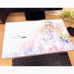 Summer Pockets Reflection Blue Rubber Mat Tsumugi Wenders: Wedding Ver. (Re-run)