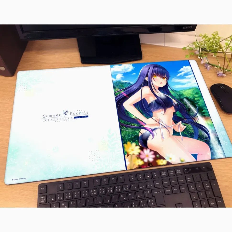 Summer Pockets Reflection Blue Rubber Mat Kamome Kushima: Bikini Ver. (Re-run)