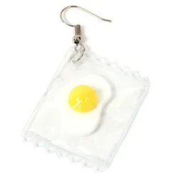 Sunny-Side-Up Egg Earring