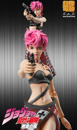 Super Action Statue JoJo's Bizarre Adventure Part 5 Trish Una Ver. Black