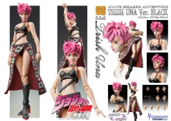 Super Action Statue JoJo's Bizarre Adventure Part 5 Trish Una Ver. Black