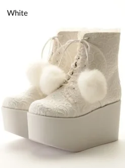 Swankiss Bonbon Lace Boots