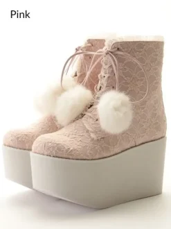 Swankiss Bonbon Lace Boots