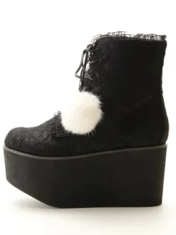 Swankiss Bonbon Lace Boots