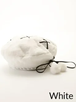 Swankiss Bonbon Lace-Up Beret