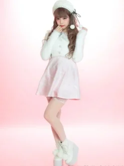 Swankiss Bonbon Lace-Up Beret