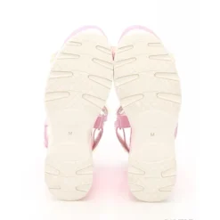 Swankiss Lamé Flower Sandals