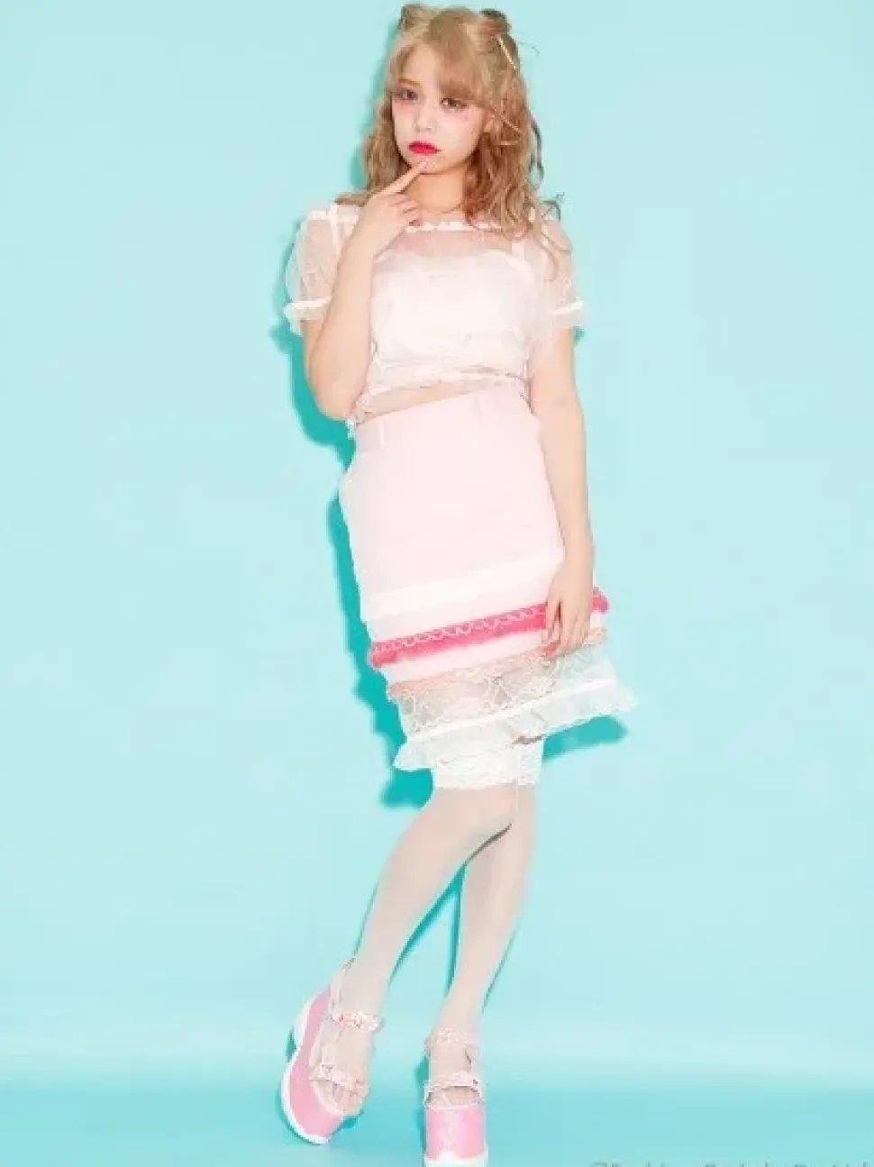 Swankiss Mermaid Frill Skirt