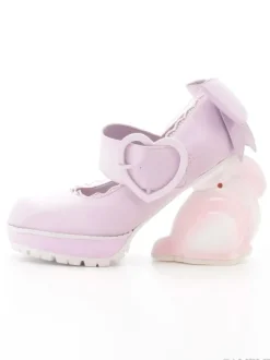 Swankiss Rabbit Heel Shoes