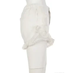 Swankiss Ruffled Organdy Shorts