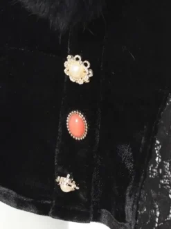 Swankiss Velour Bonbon Tight Skirt