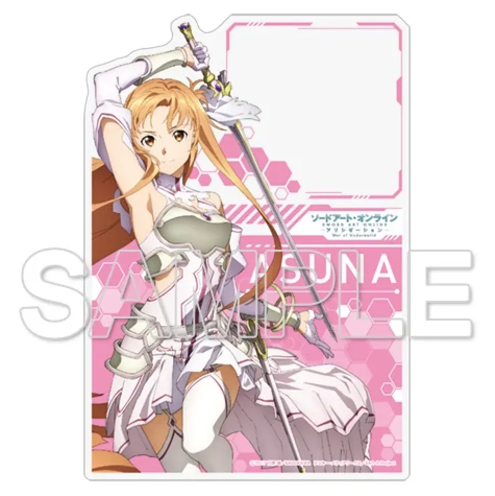 Sword Art Online Alicization: War of Underworld Acrylic Memo Stand