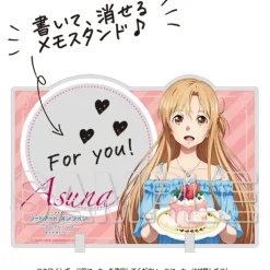 Sword Art Online Asuna Acrylic Memo Stand: Cake Ver.