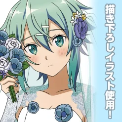 Sword Art Online Large Acrylic Stand Sinon: Wedding Dress Ver.