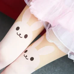 Takeuchi Animal Fake Tights (Rabbit)