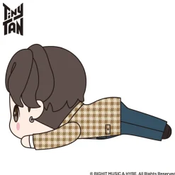 Tera Jumbo Lying Down Plush BTS TinyTAN Jung Kook: Dynamite Ver.