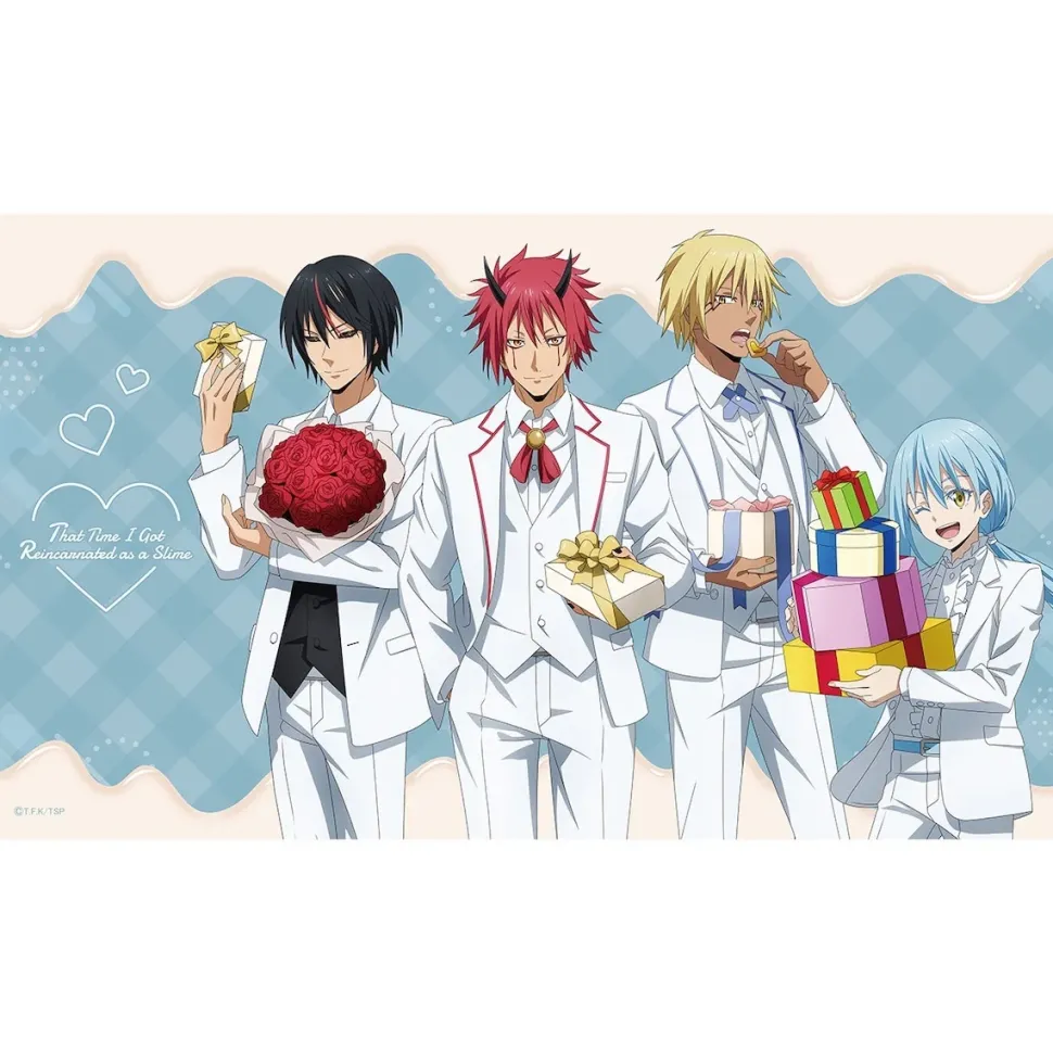 That Time I Got Reincarnated as a Slime Rubber Mat White Day Ver.