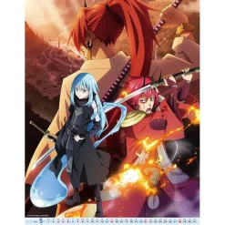 That Time I Got Reincarnated as a Slime the Movie: Scarlet Bond 2023 Calendar