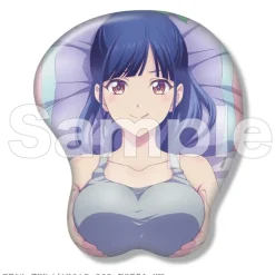 The Cafe Terrace and Its Goddesses Oppai Mouse Pad Ami Tsuruga