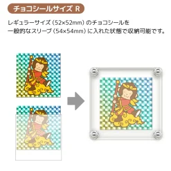 The Case 99 Magnetic Display Case: Chocolate Sticker Size R (Set of 5)