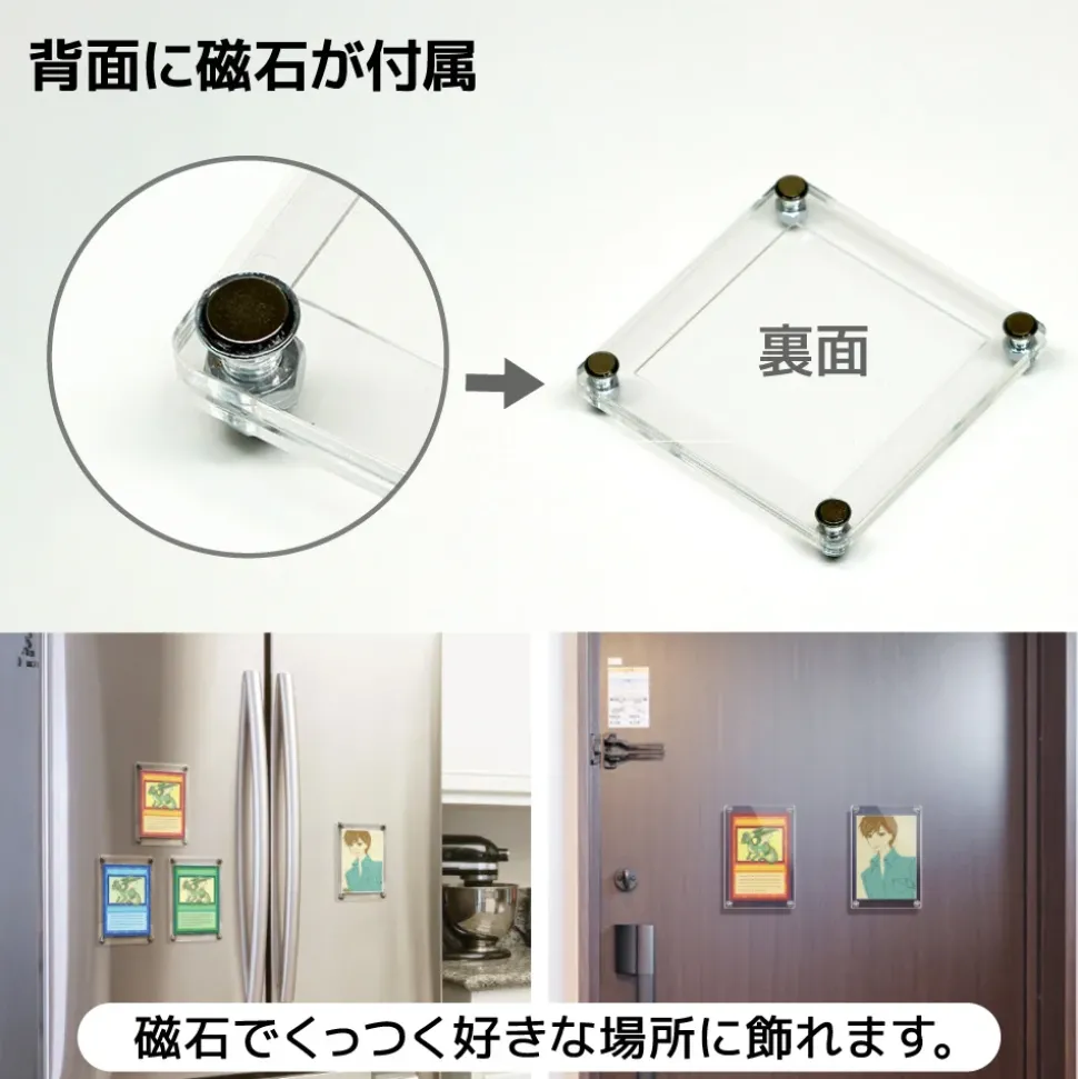 The Case 99 Magnetic Display Case: Chocolate Sticker Size S (Set of 5)