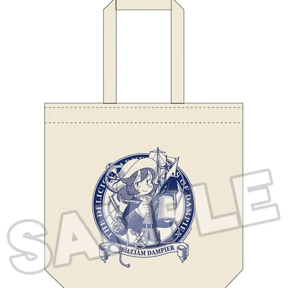 The Delicious Adventures of Dampie Canvas Zipped Pocket Tote With Original Illustration